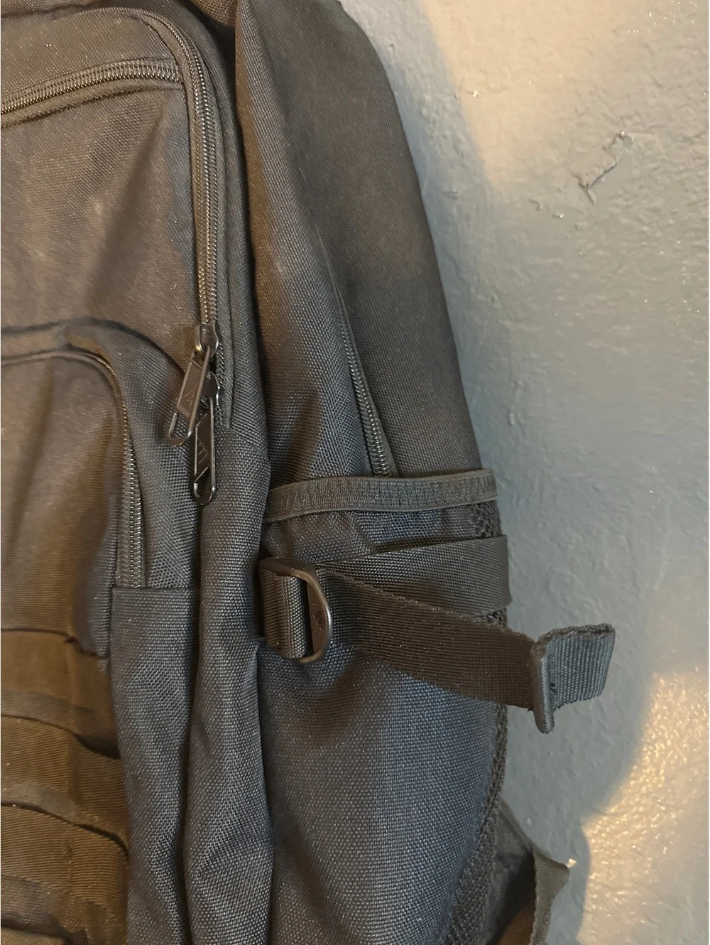 Adidas Black Durable Backpack with Multiple Compartments